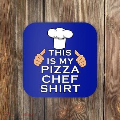 Pizza Chef Funny Pizza Maker Italian Food Great Gift Coaster