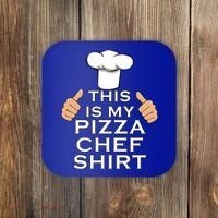 Pizza Chef Funny Pizza Maker Italian Food Great Gift Coaster thumb 0