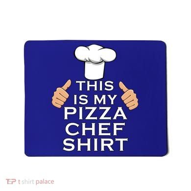 Pizza Chef Funny Pizza Maker Italian Food Great Gift Mousepad