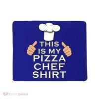 Pizza Chef Funny Pizza Maker Italian Food Great Gift Mousepad thumb 0