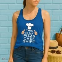 Pizza Chef Funny Pizza Maker Italian Food Great Gift Women's Tank Top thumb 2