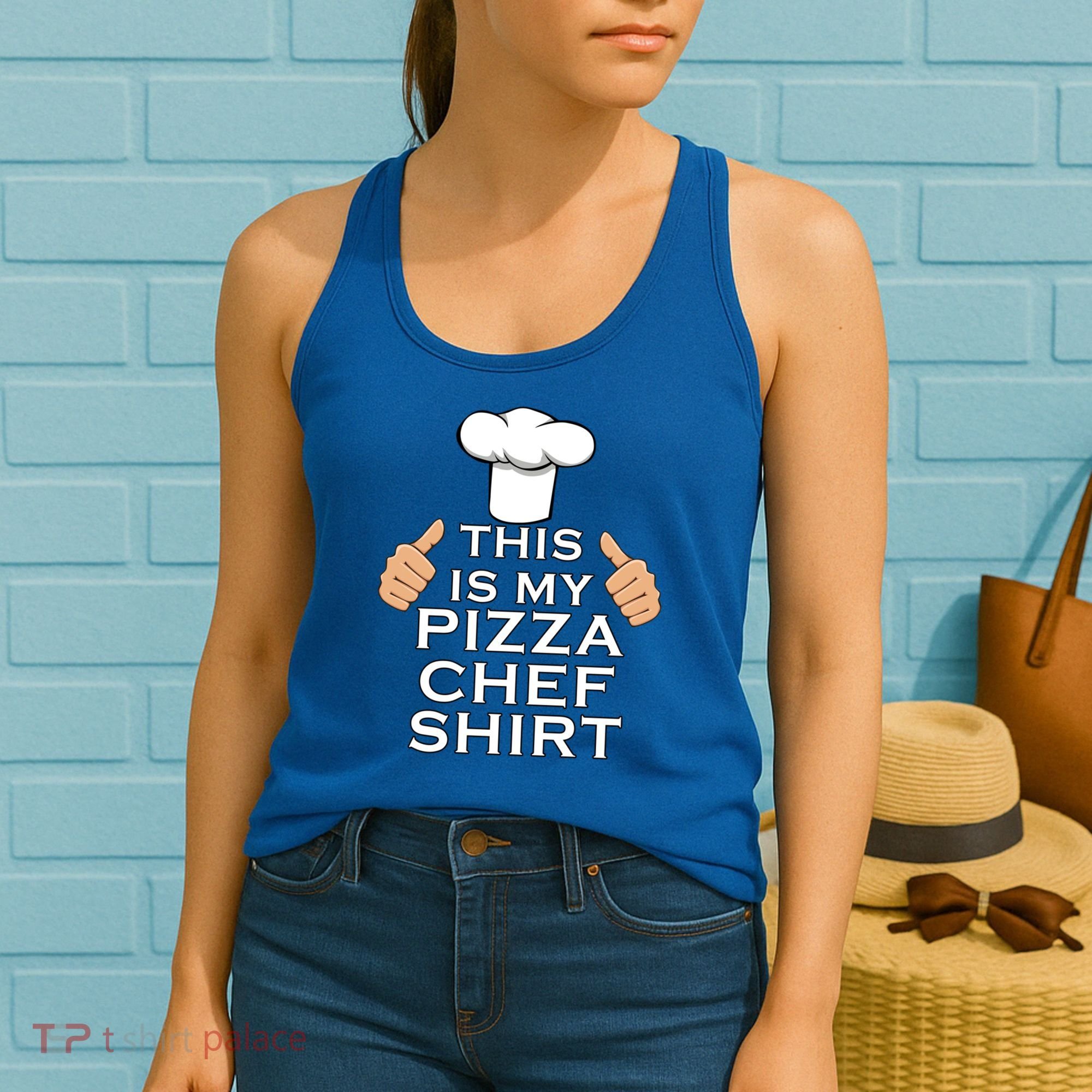 Pizza Chef Funny Pizza Maker Italian Food Great Gift Women's Tank Top