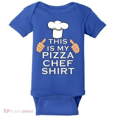 Pizza Chef Funny Pizza Maker Italian Food Great Gift Baby Bodysuit