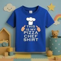Pizza Chef Funny Pizza Maker Italian Food Great Gift Toddler T-Shirt thumb 3