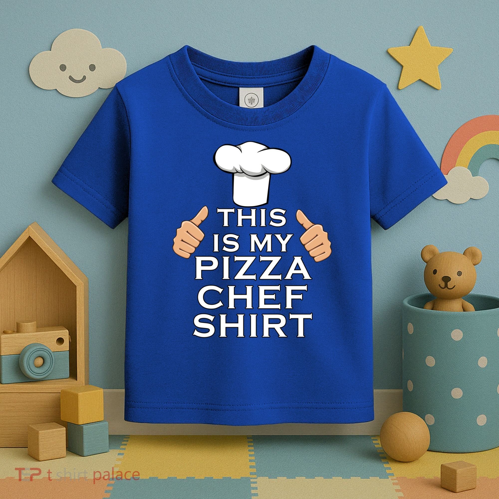 Pizza Chef Funny Pizza Maker Italian Food Great Gift Toddler T-Shirt