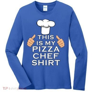 Pizza Chef Funny Pizza Maker Italian Food Great Gift Women's Long Sleeve Shirt