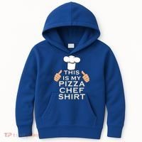 Pizza Chef Funny Pizza Maker Italian Food Great Gift Kids Hoodie thumb 0