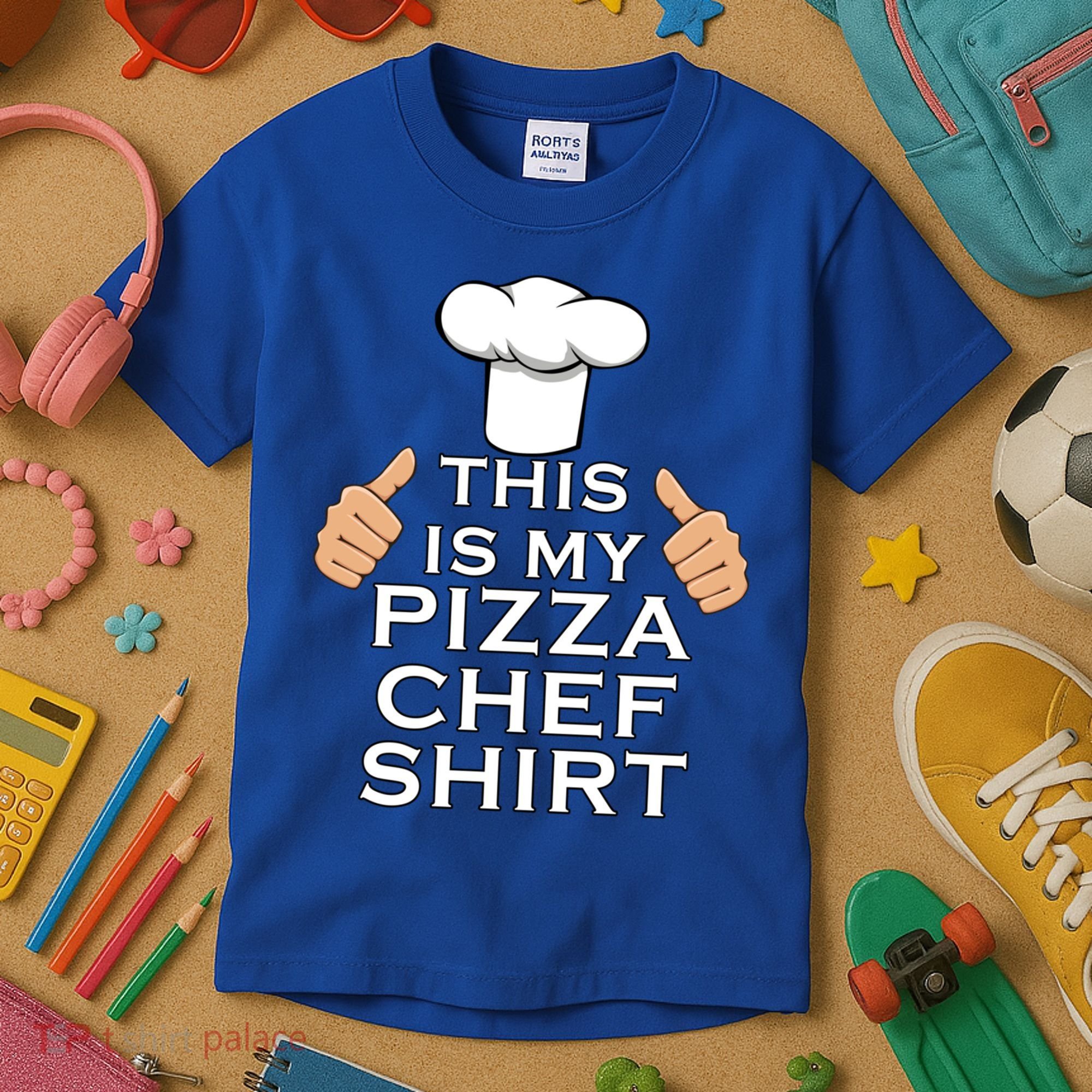 Pizza Chef Funny Pizza Maker Italian Food Great Gift Kids T-Shirt