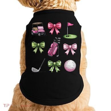 Preppy Coquette Golf For Women Doggie Tank