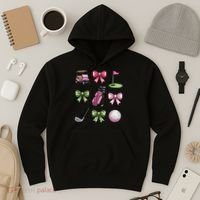 Preppy Coquette Golf For Women Hoodie thumb 3