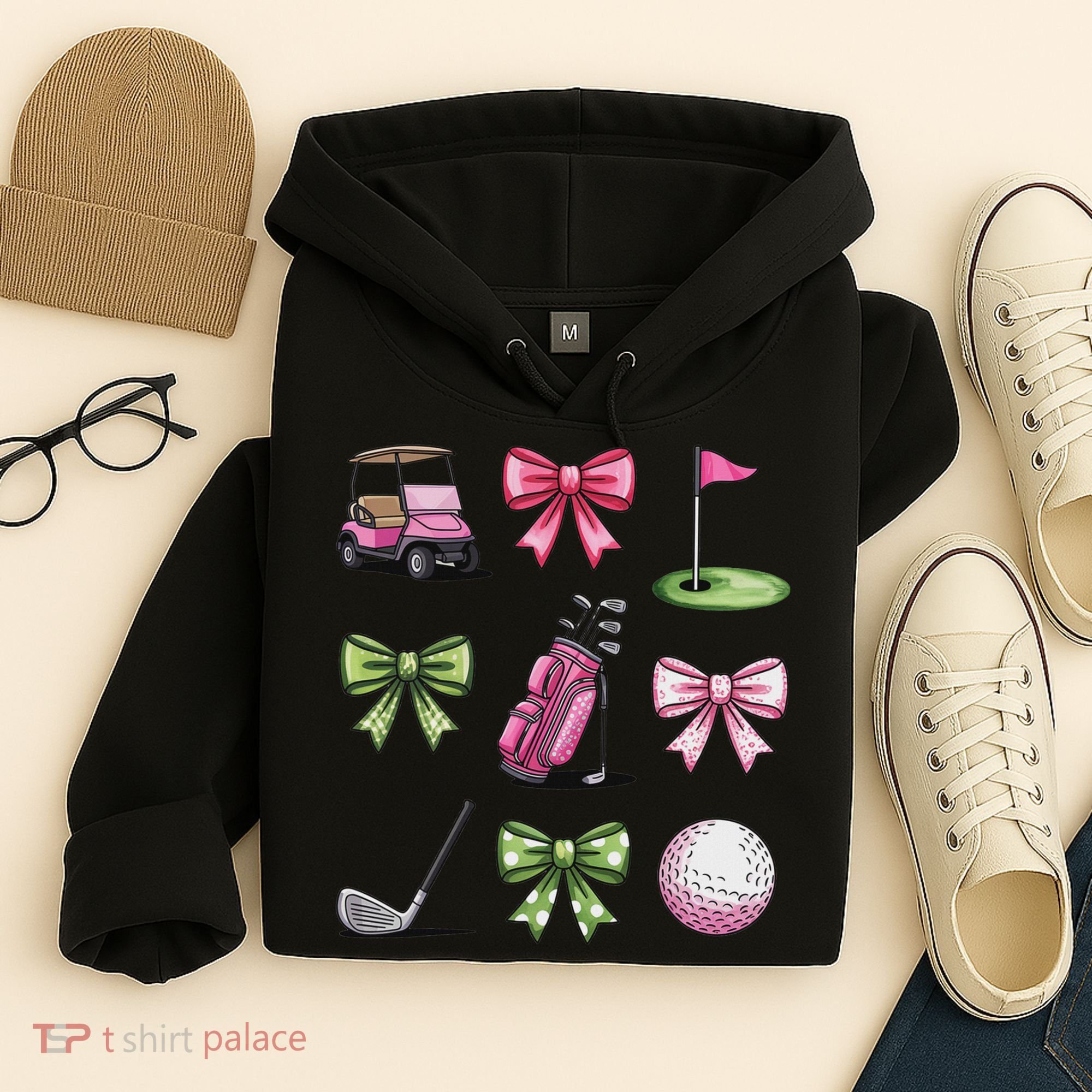 Preppy Coquette Golf For Women Hoodie