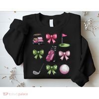 Preppy Coquette Golf For Women Sweatshirt thumb 2