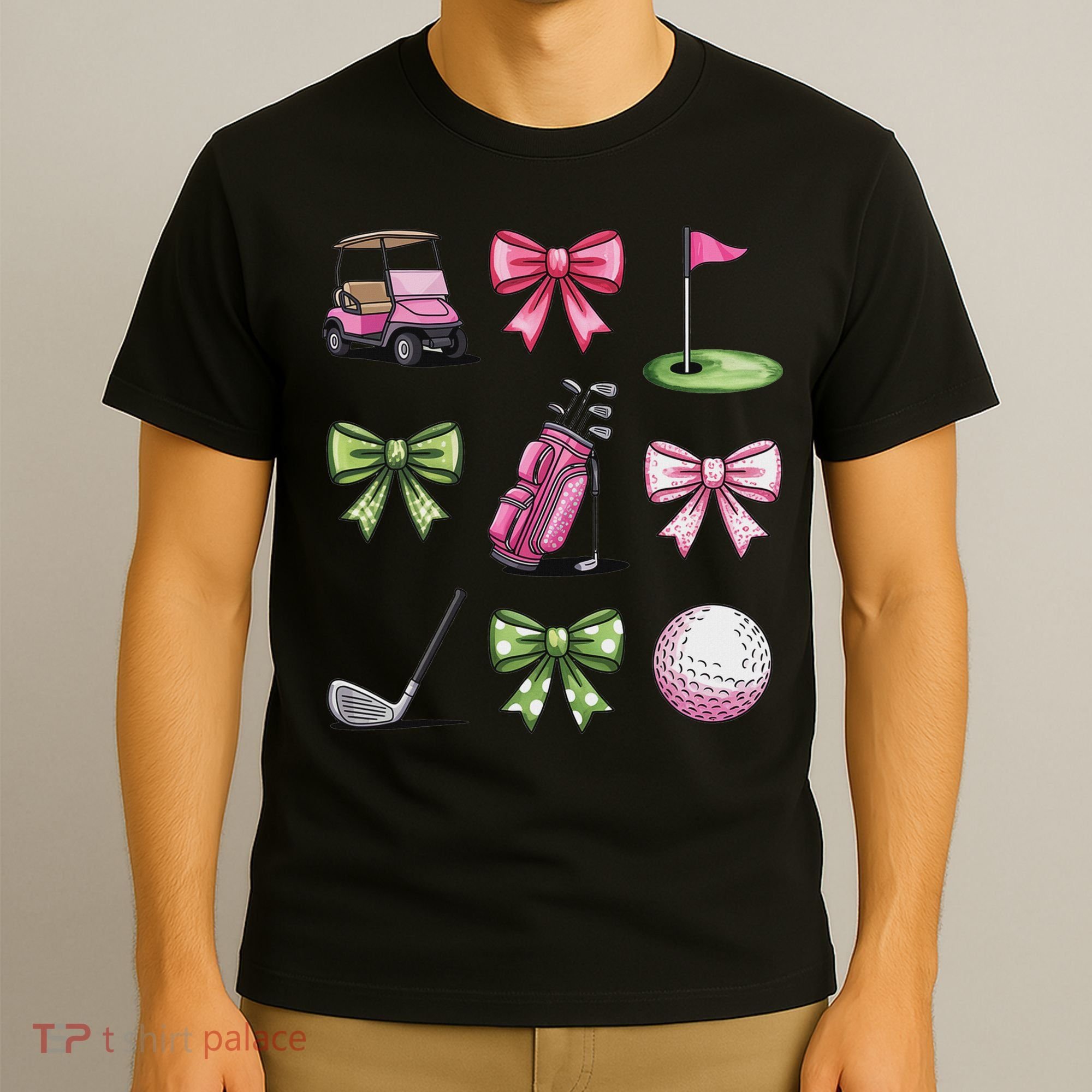 Preppy Coquette Golf For Women T-Shirt