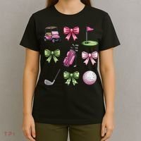 Preppy Coquette Golf For Women T-Shirt thumb 4