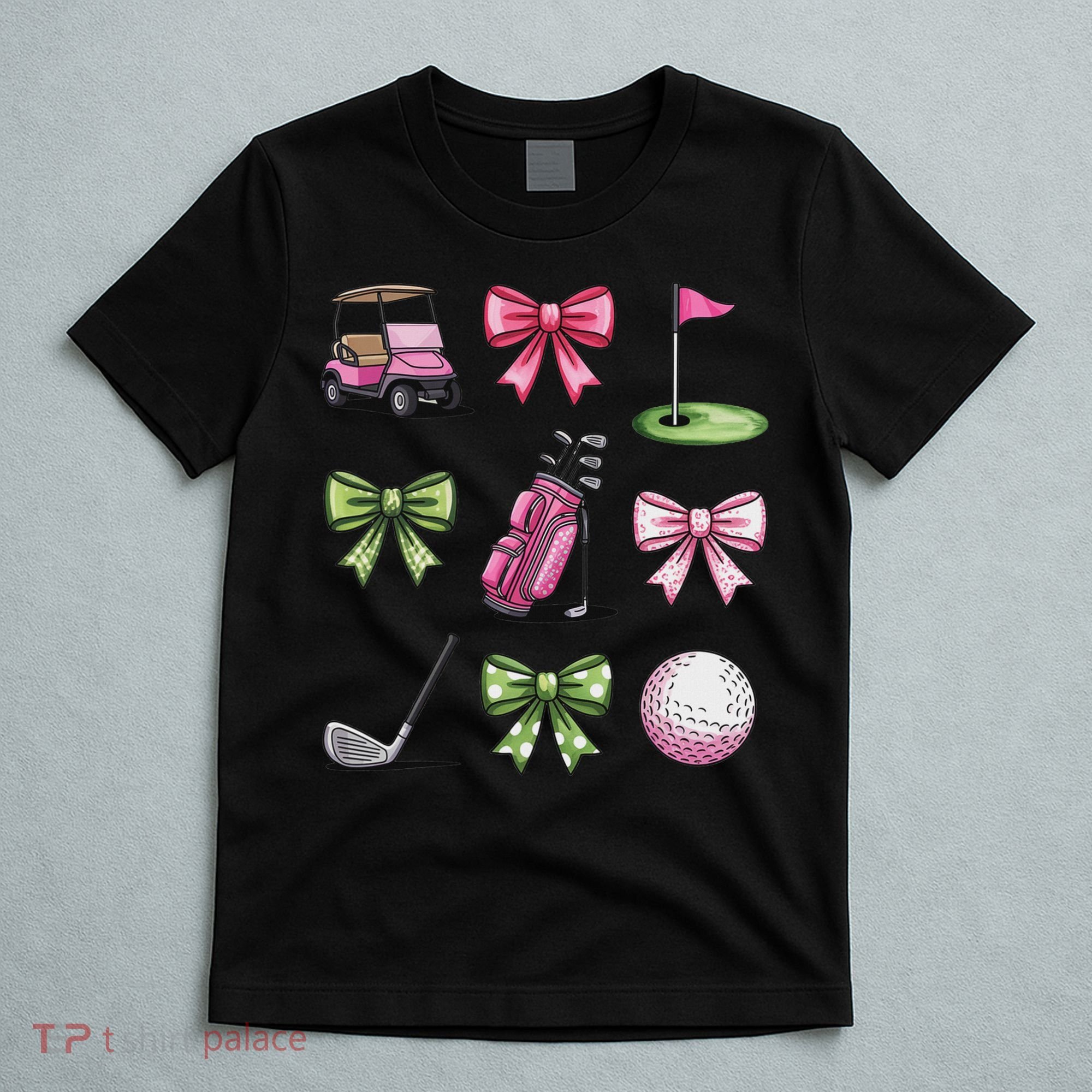 Preppy Coquette Golf For Women T-Shirt