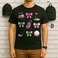 Preppy Coquette Golf For Women T-Shirt thumb 6