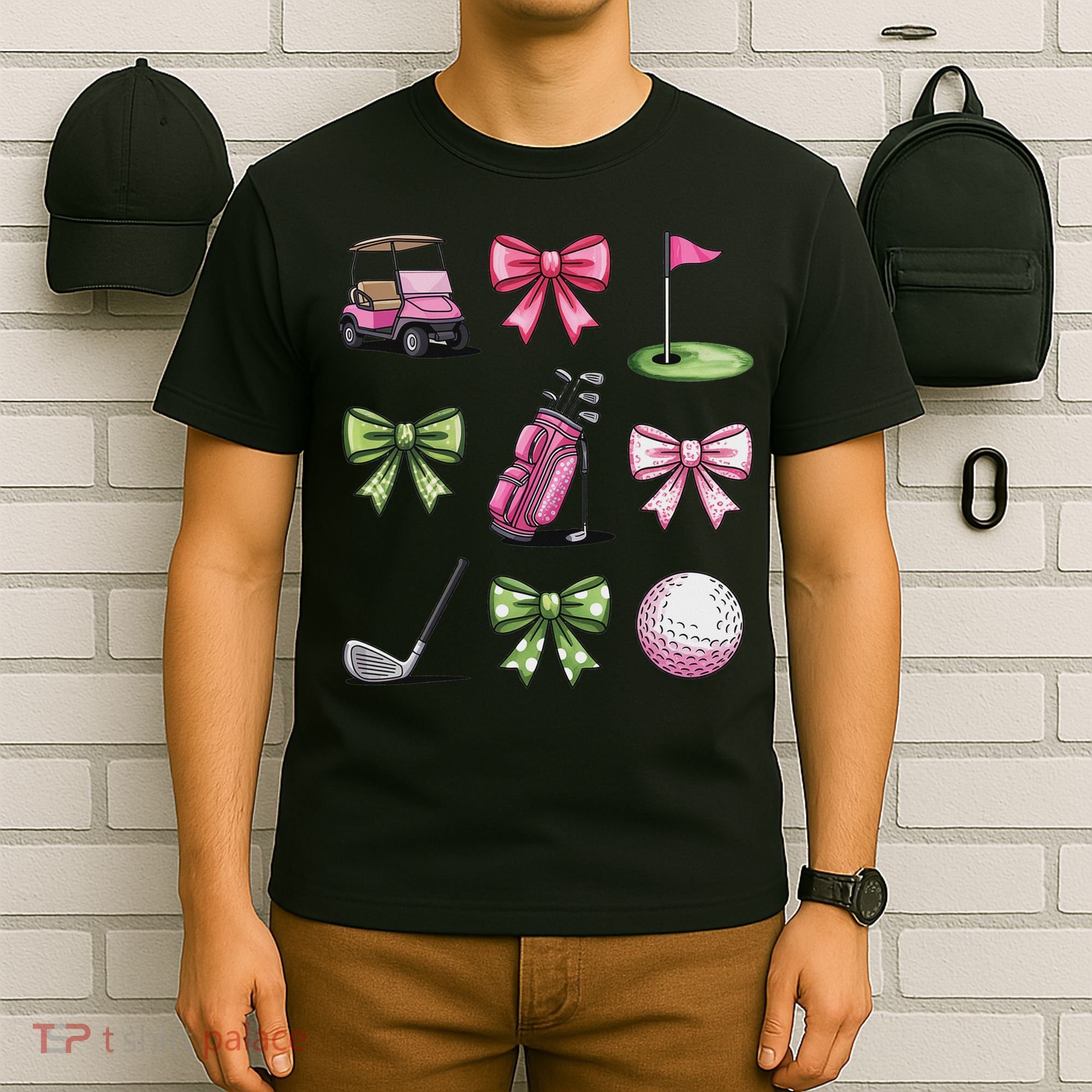 Preppy Coquette Golf For Women T-Shirt