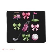 Preppy Coquette Golf For Women Mousepad thumb 0