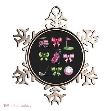 Preppy Coquette Golf For Women Ornament