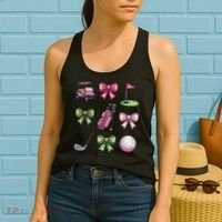 Preppy Coquette Golf For Women Women's Tank Top thumb 2