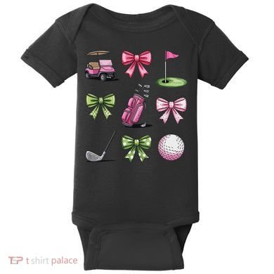 Preppy Coquette Golf For Women Baby Bodysuit