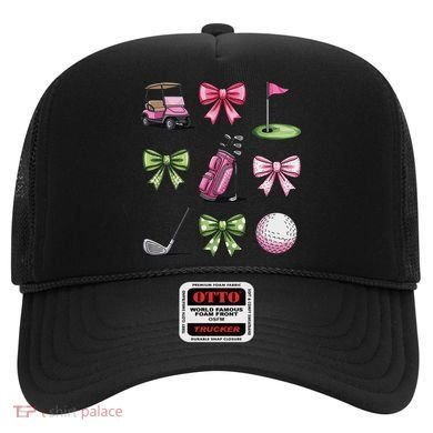 Preppy Coquette Golf For Women Hat