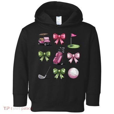 Preppy Coquette Golf For Women Toddler Hoodie