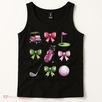 Preppy Coquette Golf For Women Tank Top thumb 2
