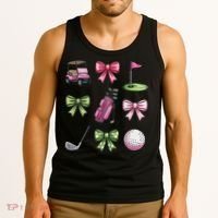 Preppy Coquette Golf For Women Tank Top thumb 3
