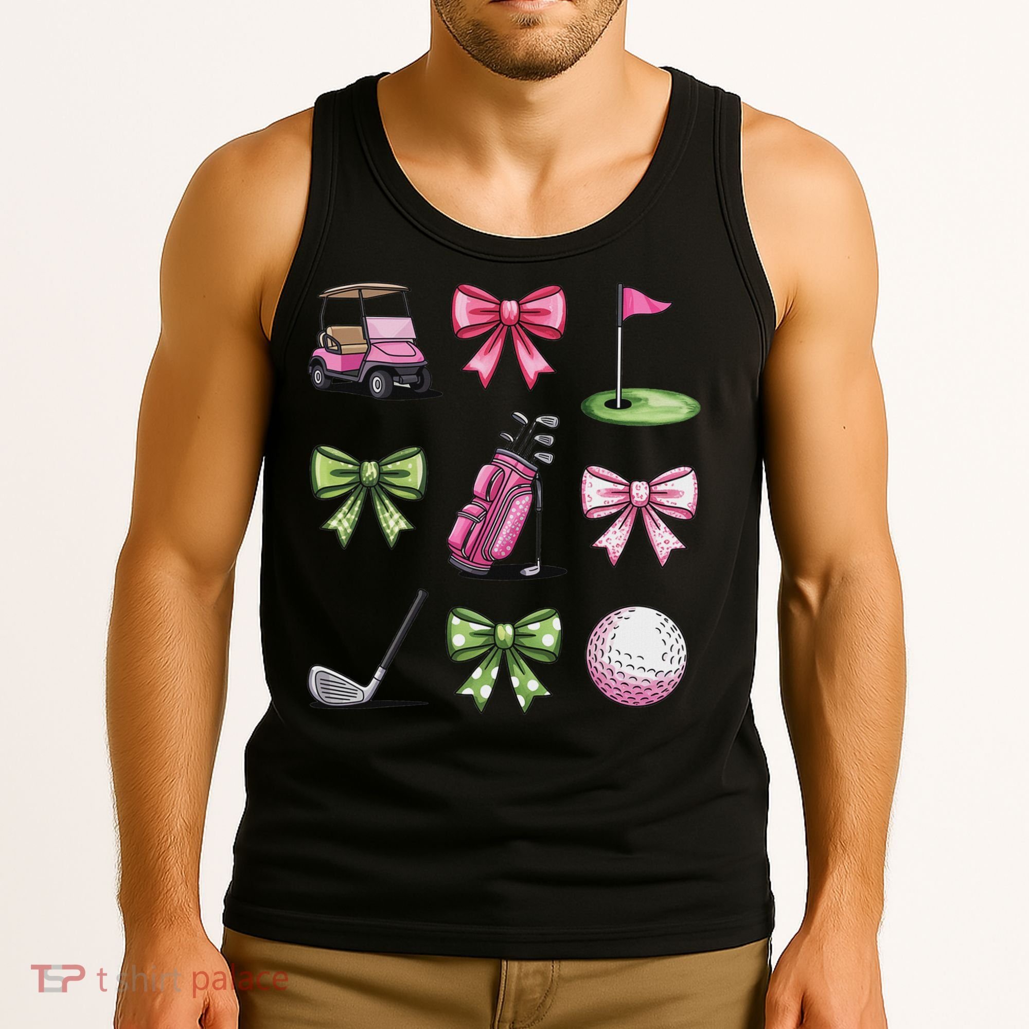 Preppy Coquette Golf For Women Tank Top