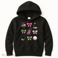 Preppy Coquette Golf For Women Kids Hoodie thumb 0