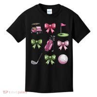 Preppy Coquette Golf For Women Kids T-Shirt thumb 0