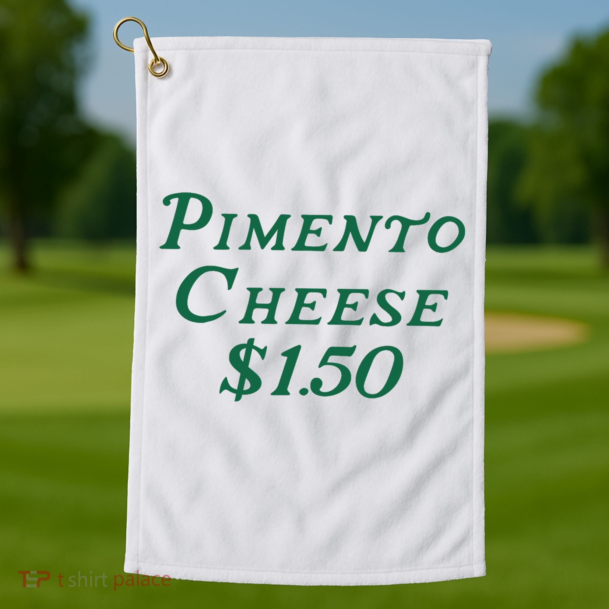 Pimento Cheese Golf Foodie Golf Tournament Birthday Party  Golf Towel