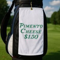 Pimento Cheese Golf Foodie Golf Tournament Birthday Party  Golf Towel thumb 2