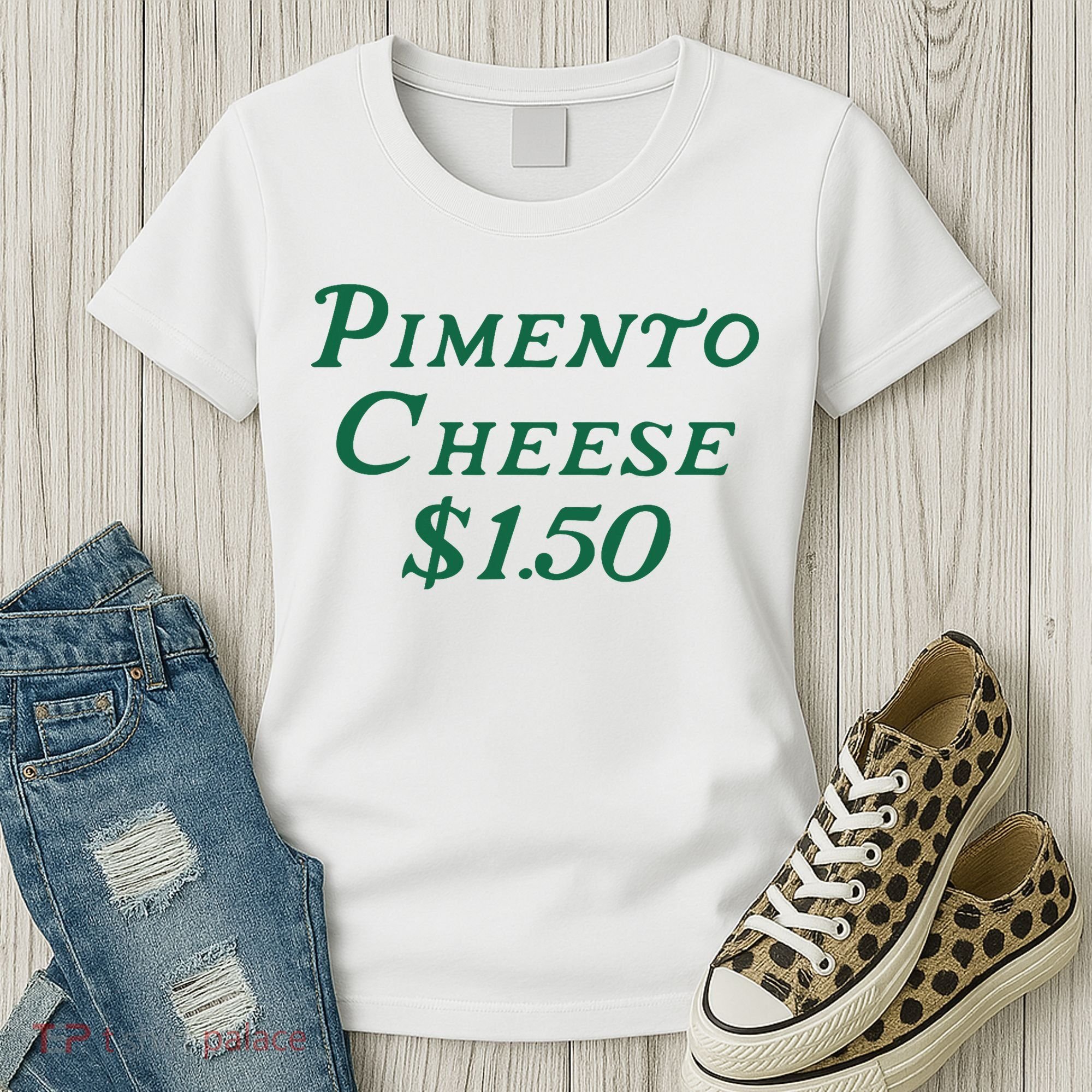Pimento Cheese Golf Foodie Golf Tournament Birthday Party  Women's T-Shirt