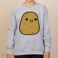 Potato Cool Gift Cute Food Graphic Funny Gift For Potato Lovers Women's Sweatshirt thumb 0