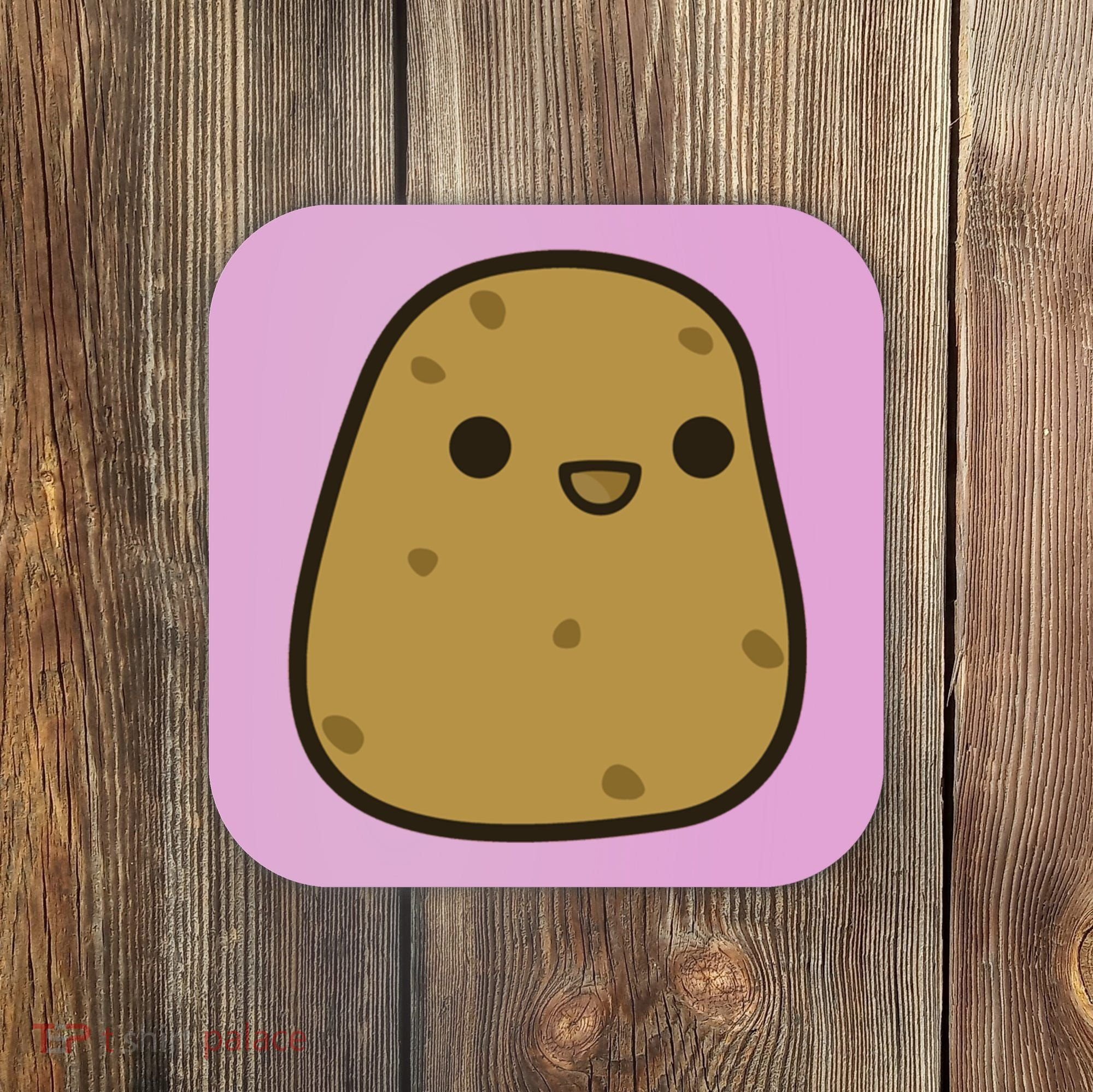 Potato Cool Gift Cute Food Graphic Funny Gift For Potato Lovers Coaster