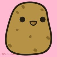 Potato Cool Gift Cute Food Graphic Funny Gift For Potato Lovers Coaster thumb 2