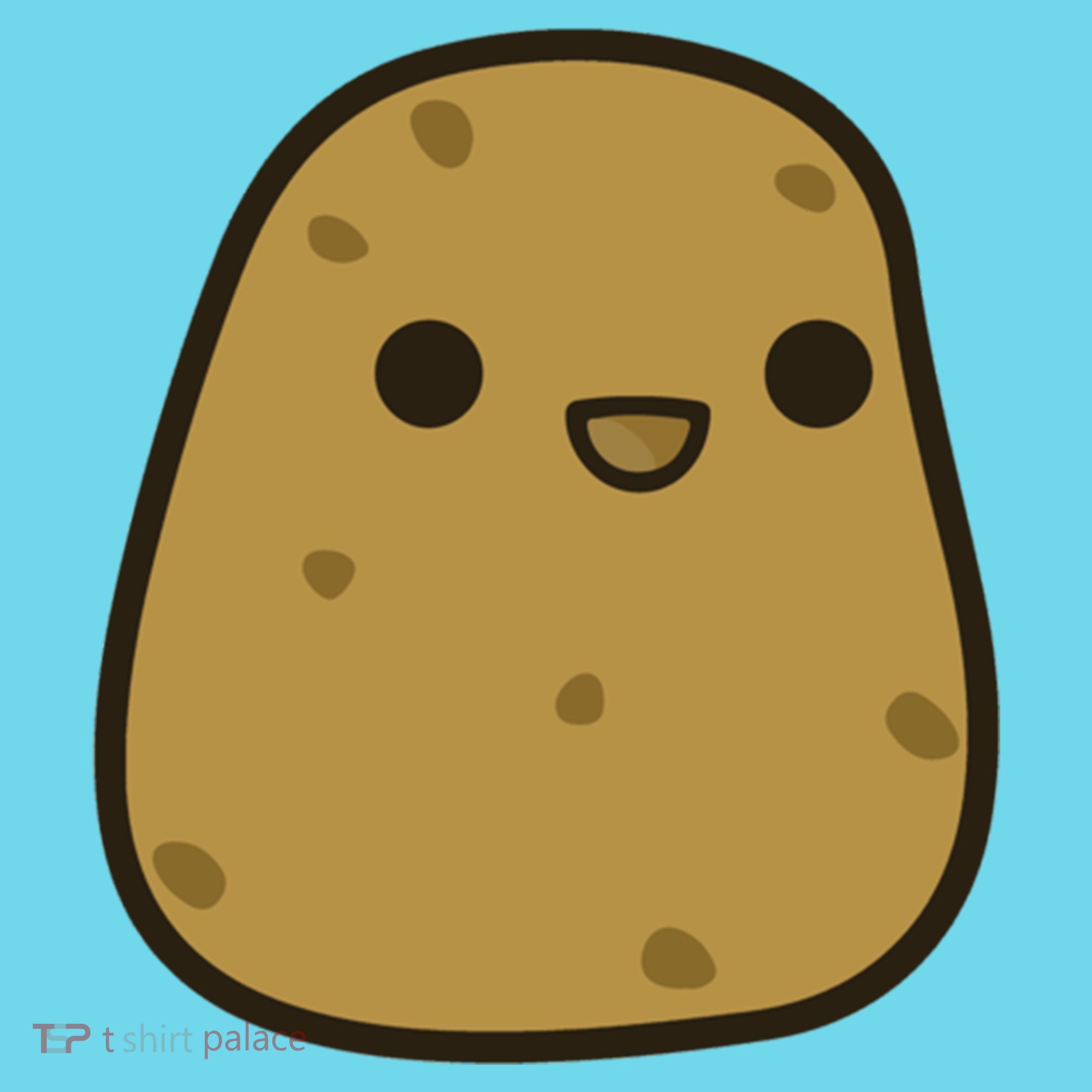 Potato Cool Gift Cute Food Graphic Funny Gift For Potato Lovers Long Sleeve Shirt