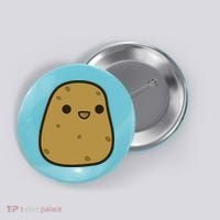 Potato Cool Gift Cute Food Graphic Funny Gift For Potato Lovers Button thumb 0