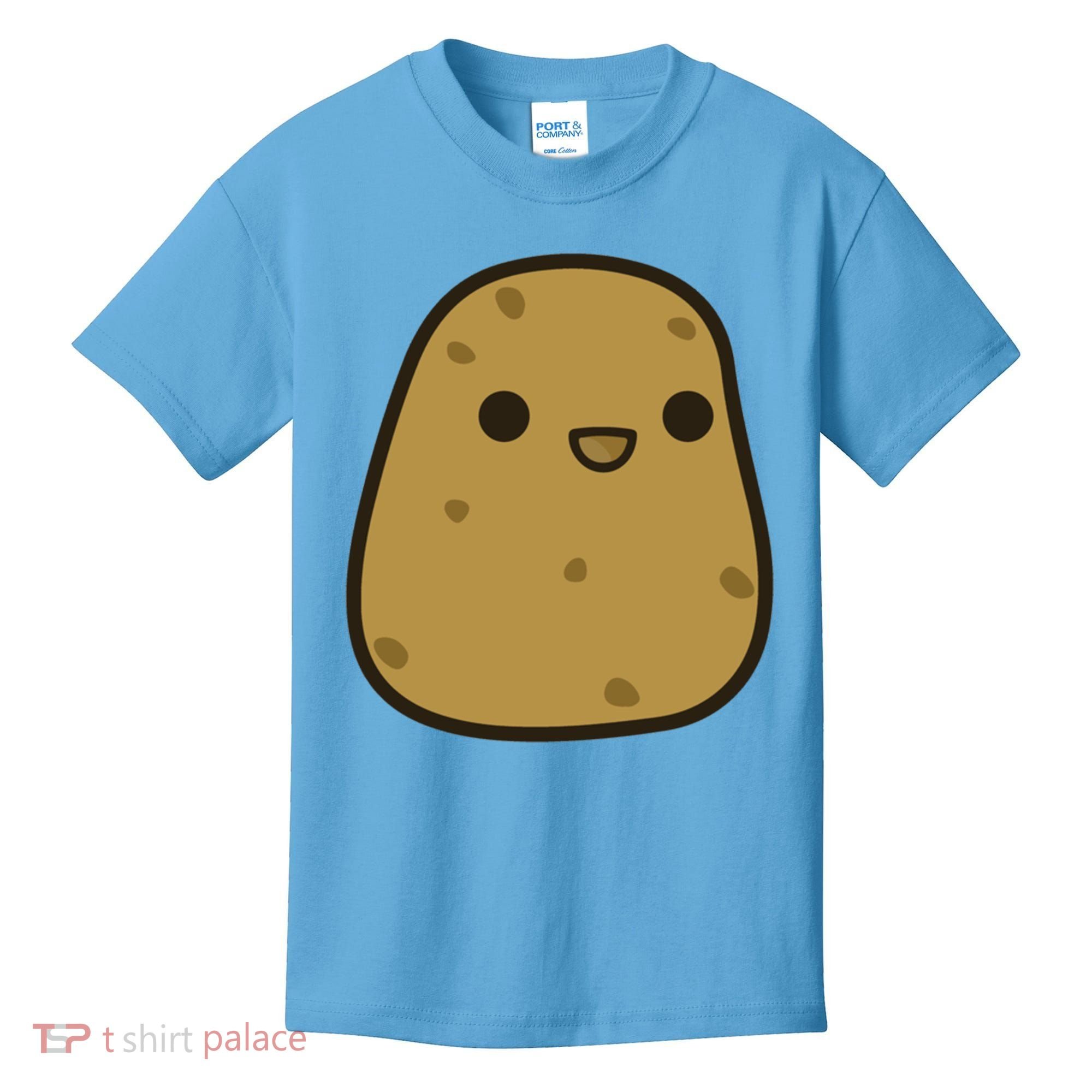 Potato Cool Gift Cute Food Graphic Funny Gift For Potato Lovers Kids T-Shirt