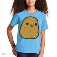 Potato Cool Gift Cute Food Graphic Funny Gift For Potato Lovers Kids T-Shirt thumb 2