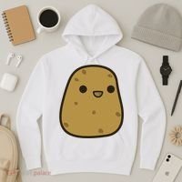 Potato Cool Gift Cute Food Graphic Funny Gift For Potato Lovers Hoodie thumb 3