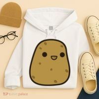 Potato Cool Gift Cute Food Graphic Funny Gift For Potato Lovers Hoodie thumb 4