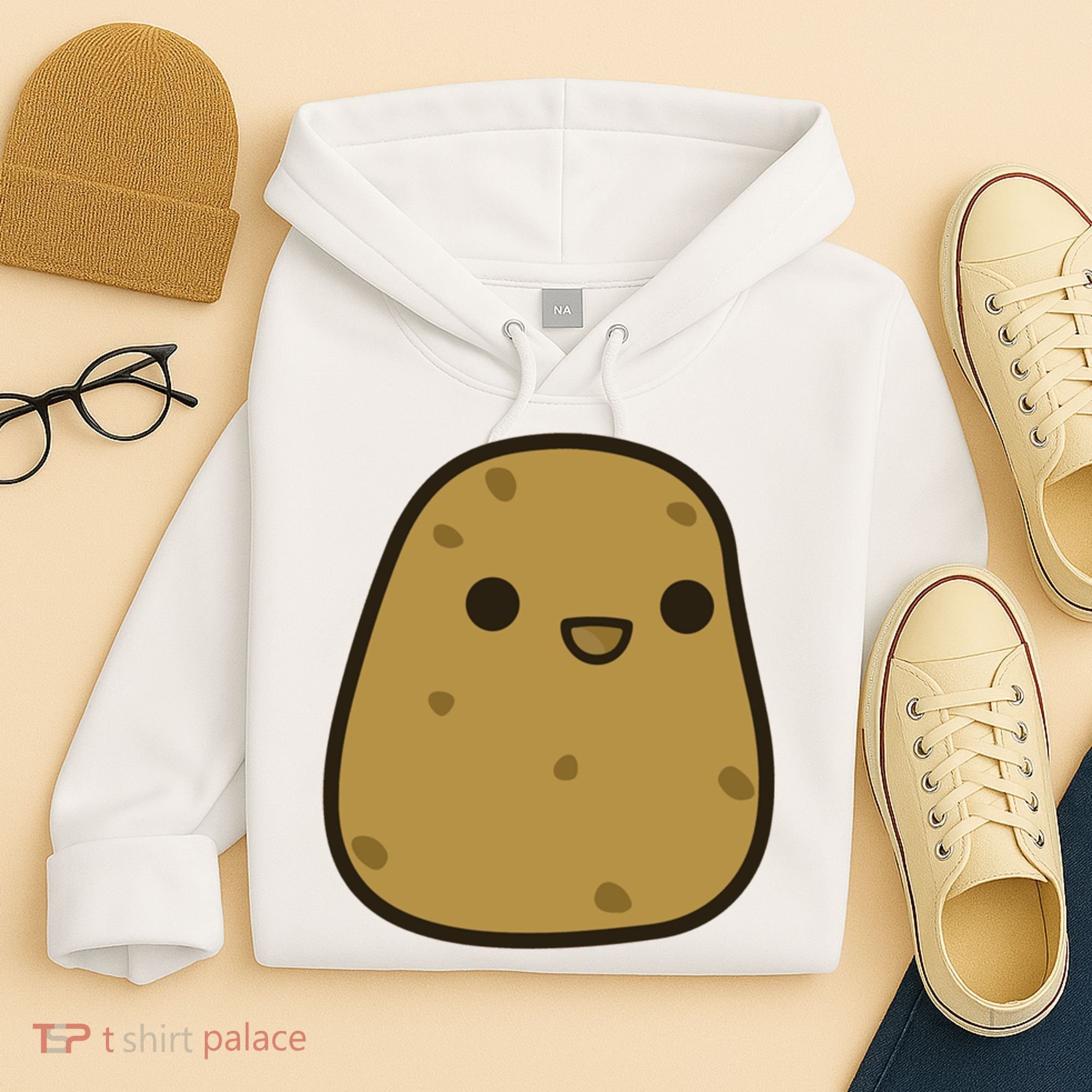 Potato Cool Gift Cute Food Graphic Funny Gift For Potato Lovers Hoodie