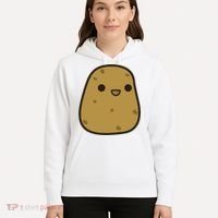 Potato Cool Gift Cute Food Graphic Funny Gift For Potato Lovers Hoodie thumb 5