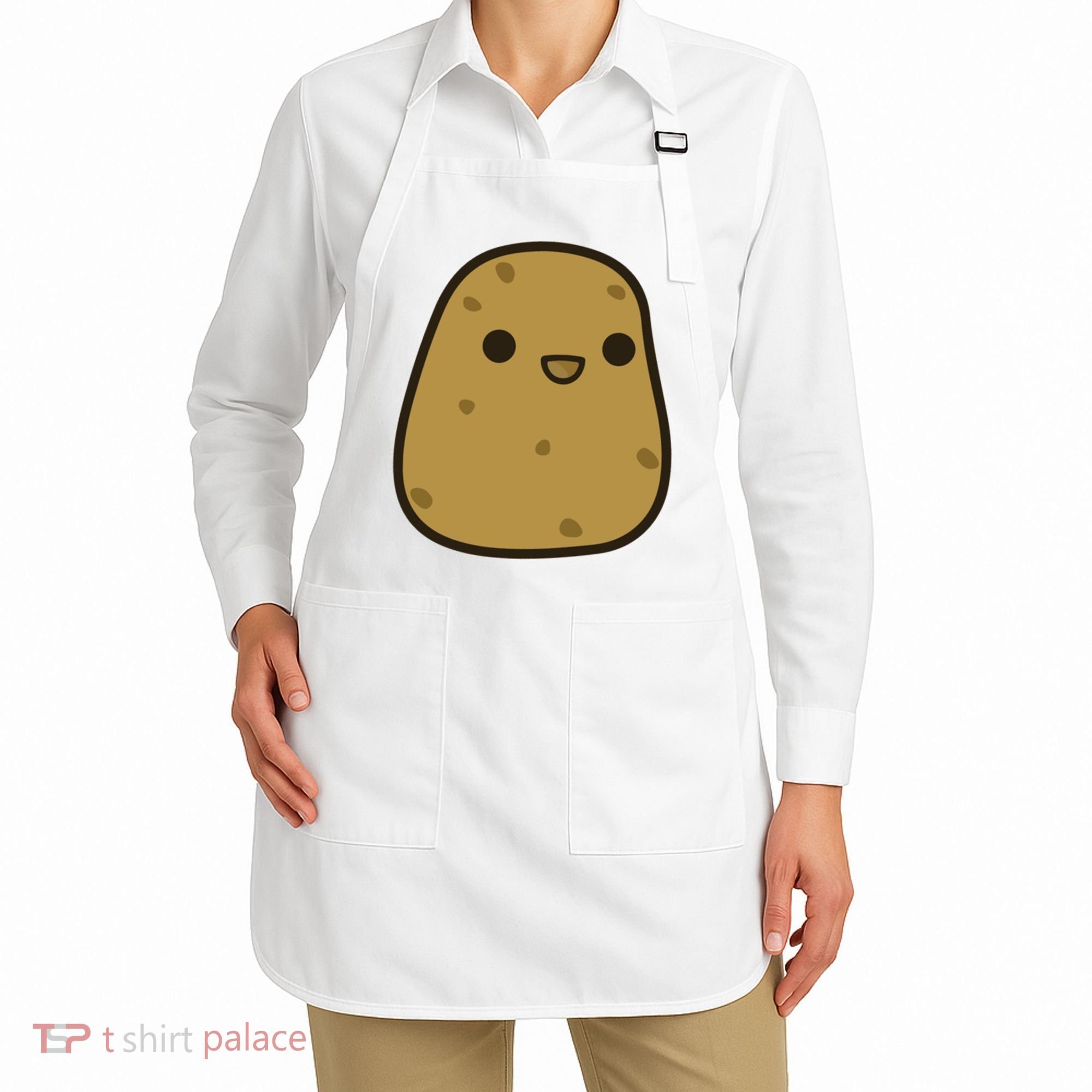 Potato Cool Gift Cute Food Graphic Funny Gift For Potato Lovers Apron