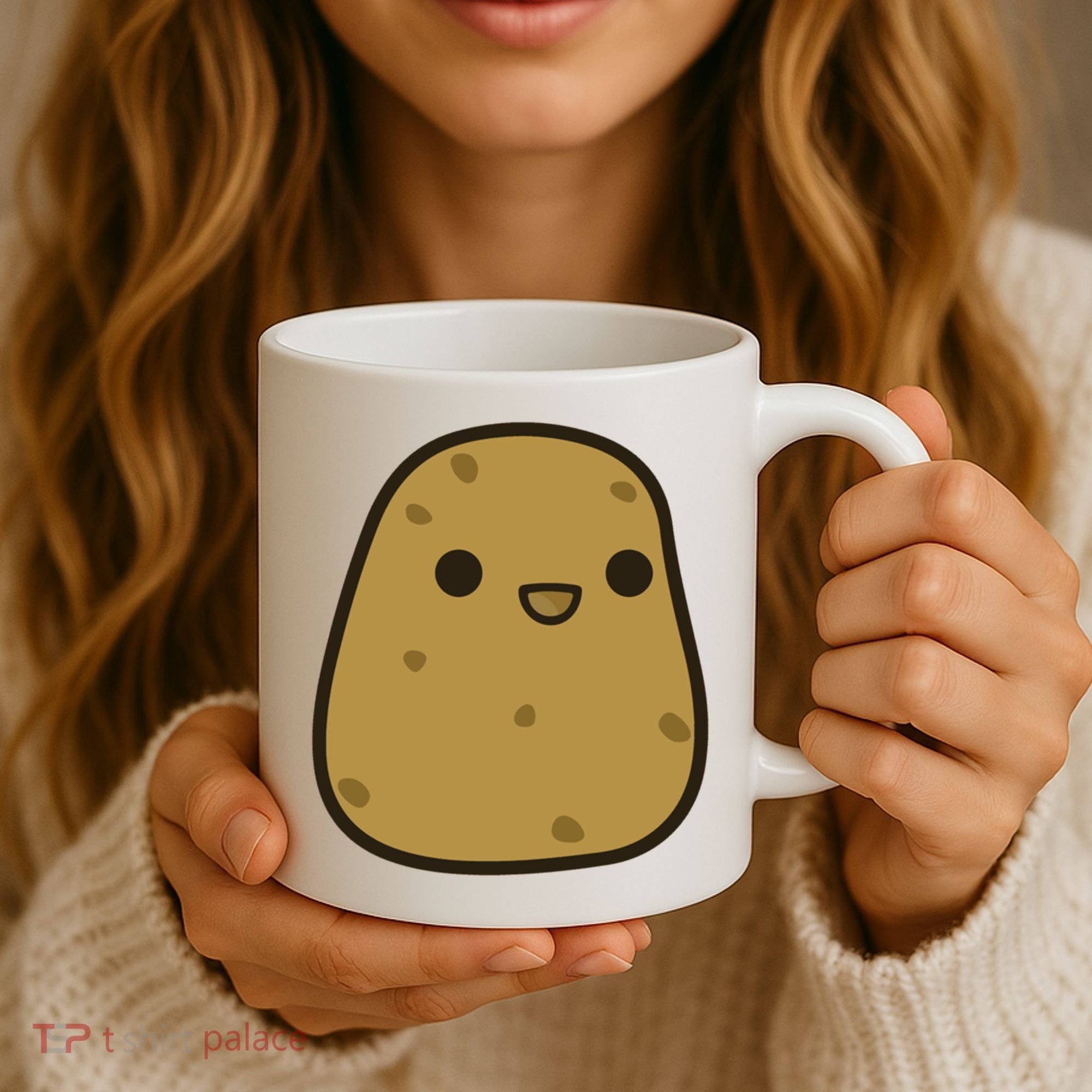 Potato Cool Gift Cute Food Graphic Funny Gift For Potato Lovers Coffee Mug
