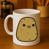 Potato Cool Gift Cute Food Graphic Funny Gift For Potato Lovers Coffee Mug thumb 4