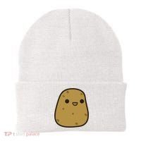 Potato Cool Gift Cute Food Graphic Funny Gift For Potato Lovers Beanie thumb 0